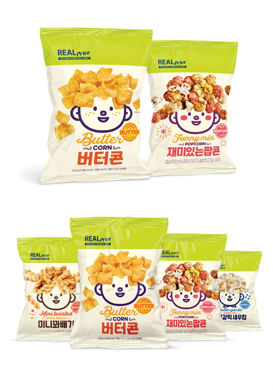 Realprice Hair-Raising Snacks 食物包裝設(shè)計
